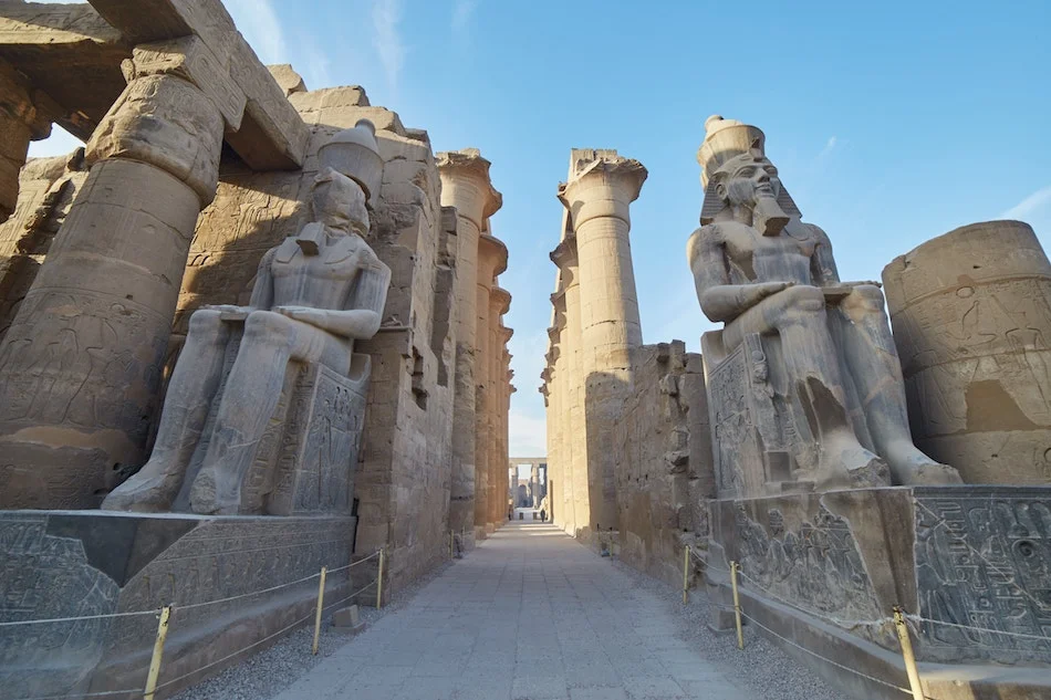 Luxor Temple in Luxor, Egypt, ancient Egyptian temple complex