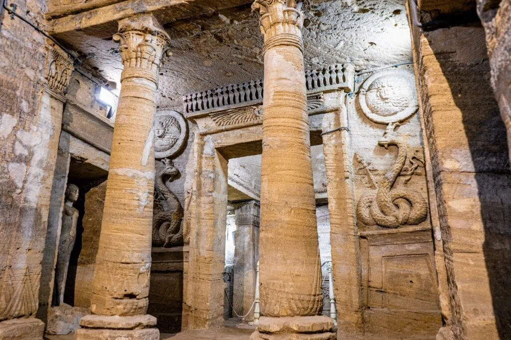 Discover Catacombs on Mediterranean Alexandria Tour