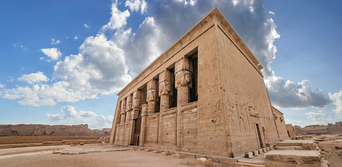 Ancient astronomical scenes at Dendera