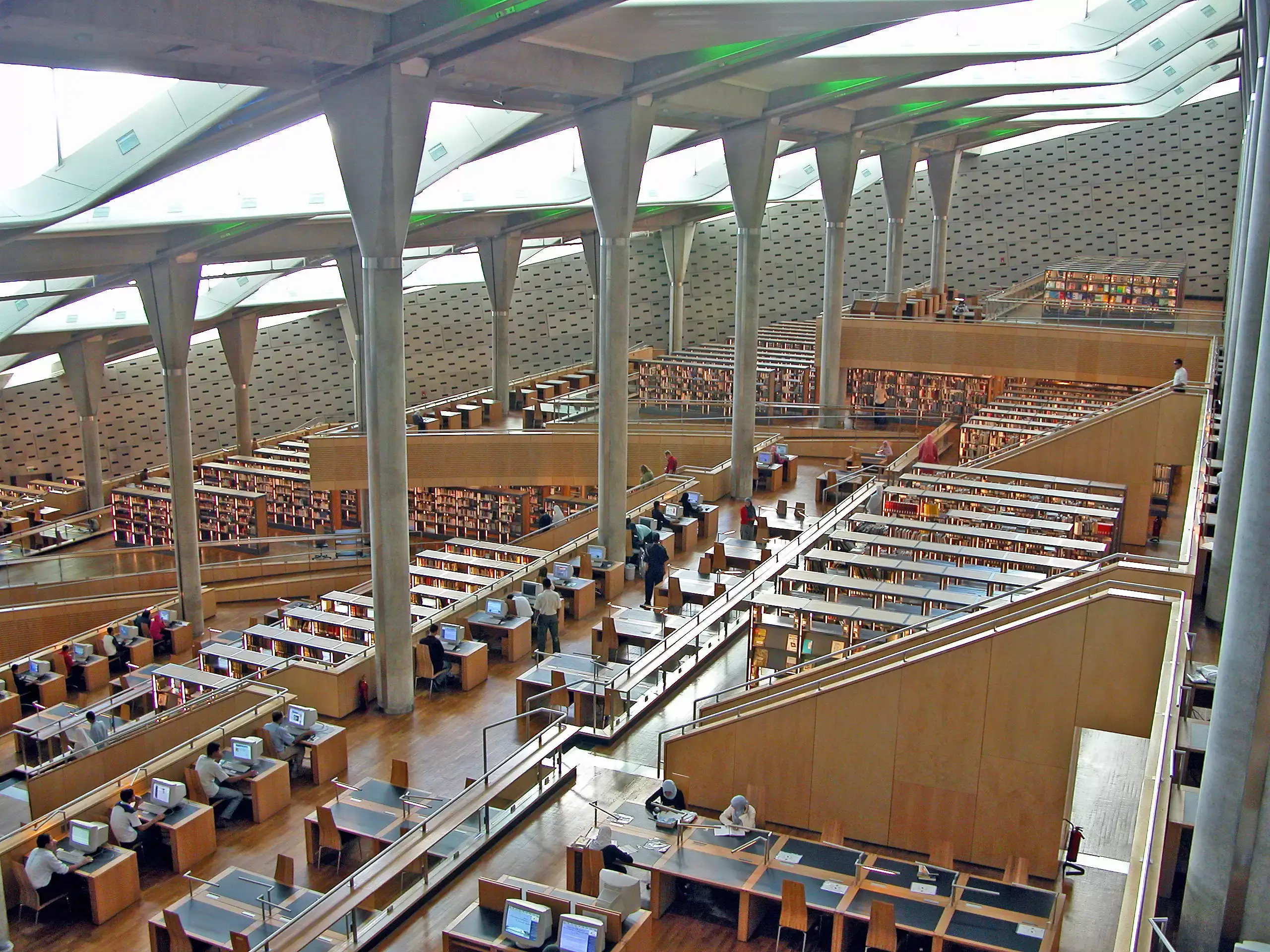 Alexandria historical sites featuring Library visit